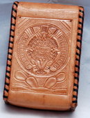 Mexican Tooled Leather Cigarette Case