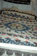 Hand Made Woven Wool Blanket Momostenango, Guatemala