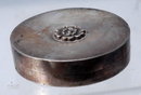 Old Silver Compact with powder from France