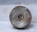 Old Silver Compact with powder from France