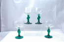 4 Cactus Margarita Glasses Stemware