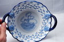 Delft Porcelain Pierced Work Bowl