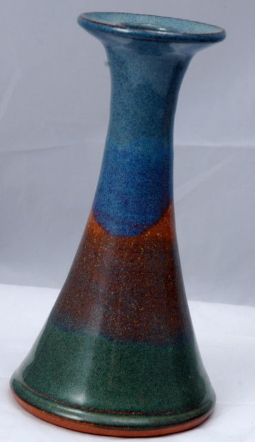 20th Century Pottery Candle Stick Holder Cady Clay Works of North Carolina