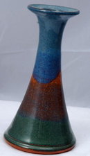 20th Century Pottery Candle Stick Holder Cady Clay Works of North Carolina