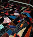 Vintage Velvet Crazy Quilt Top