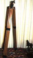Oak Wood Tripod , Vintage with a Mount Mechanism * PRICE REDUCED !**