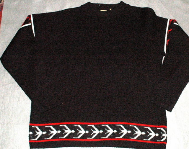 Colorado Knits Vintage Ski Sweater 100% Orlon Acrylic size large * PRICE REDUCED !**
