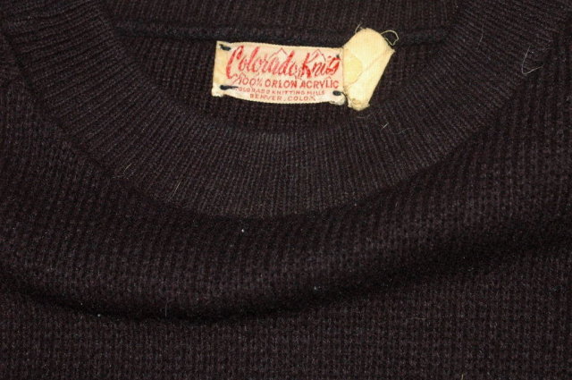 Colorado Knits Vintage Ski Sweater 100% Orlon Acrylic size large * PRICE REDUCED !**