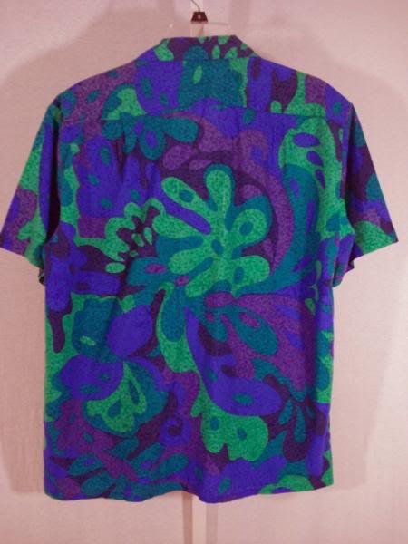 Hawaiian Kamehameha Barkcloth 1960's Vintage Authentic Wild Psychedelics !