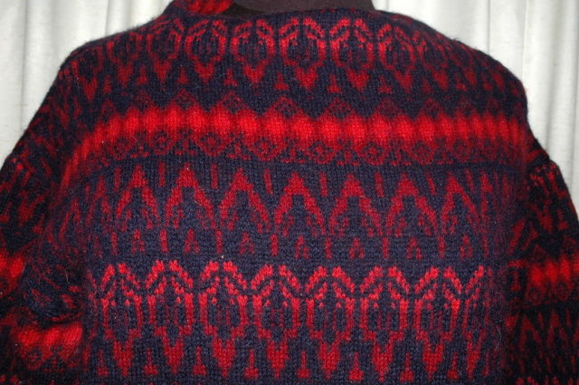 Iceland Wool Sweater Hand Made in Sweden by Jersey Modeller , Designer Hans Heitsch