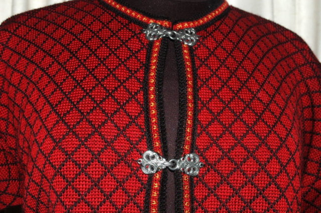 Norwegian Cardigan Sweater, Norsk Wear, 100% fine wool Ladies Small