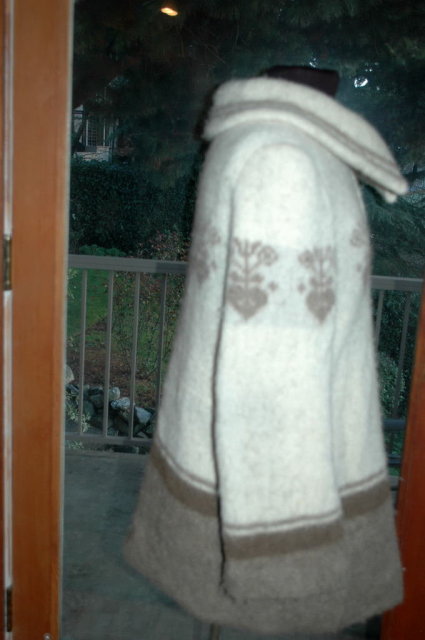 VAKA Saudarkroki Icelandic Wool Cardigan Sweater Coat Jacket Size XL