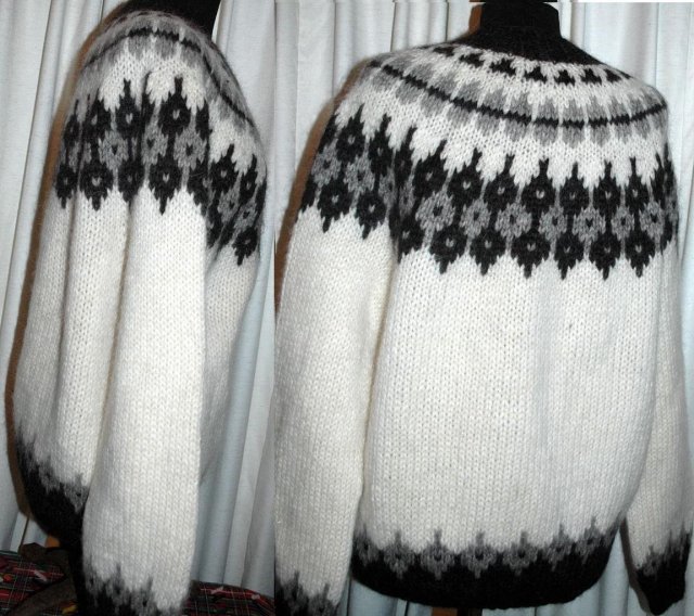 Hilda LTD. Icelandic Wool Cardigan Sweater Men's XL