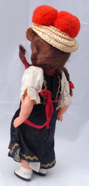Little German Doll Wind Up Dancing Girl 9