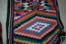 Southwestern Native American Motif Woven Throw, Afghan or Baby Blanket or Lap Blanket