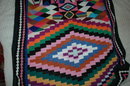Southwestern Native American Motif Woven Throw, Afghan or Baby Blanket or Lap Blanket