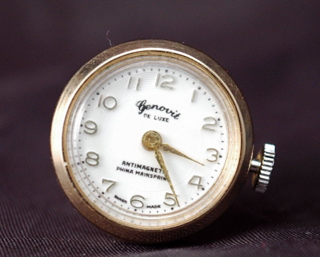 Cuff Link Swiss Watch (single cuff link) Manual wind