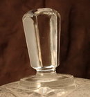 Finely Cut Crystal Compote with Lid Italian Marble Base *PRICE REDUCED *!!