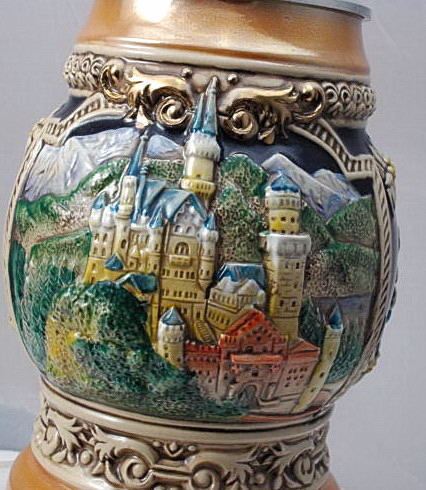 German Beer Stein - Neuschwanstein, Limited Edition, Signed & numbered