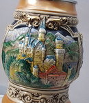 German Beer Stein - Neuschwanstein, Limited Edition, Signed & numbered
