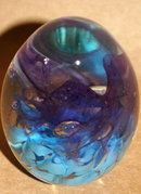 Mount Saint Helen's Paperweight Signed, dated.