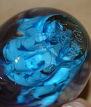 Mount Saint Helen's Paperweight Signed, dated.
