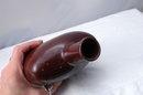 Brown Stoneware Ceramic Bottle Flask