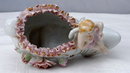 Wales Porcelain Boy Angel On Flowered Shoe