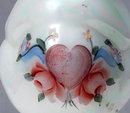 Fenton Glass Bear Opalescent Hand painted