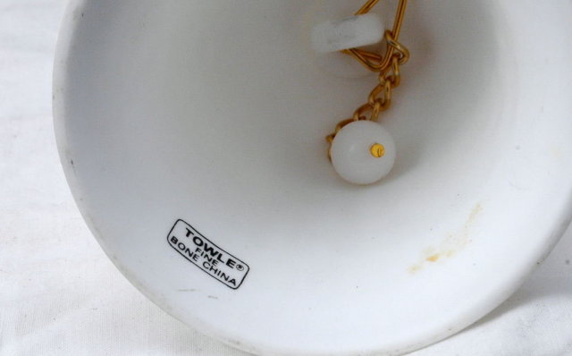Towle Fine Bone China Bird Bell with tag