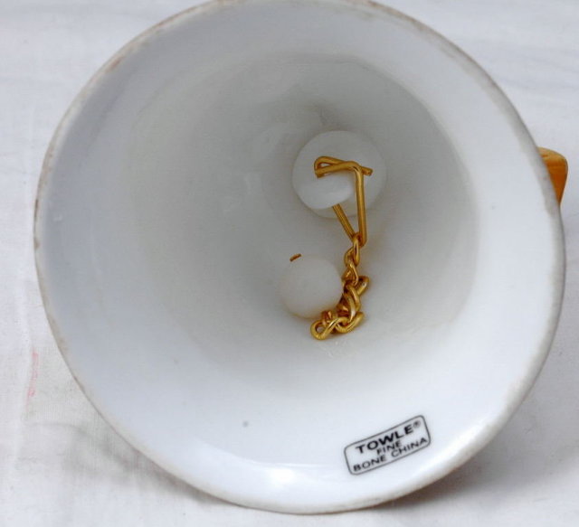 Towle Fine Bone China Bird Bell