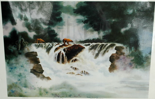Alaska Bears, JoAnn George Signed , Numbered Limited Ed. Print