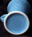 Homer Laughlin Fiesta Evergreen Cappuccino Mug Slate Blue