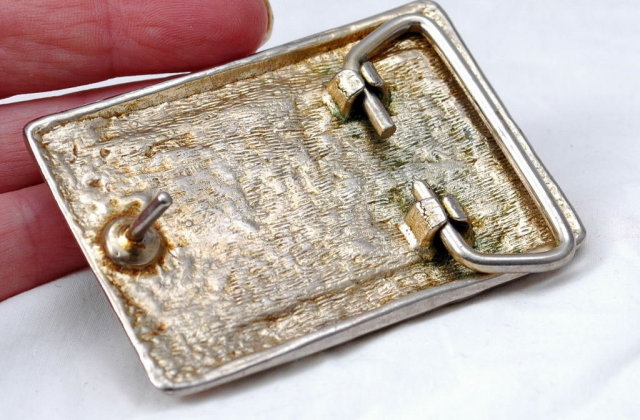 Picture Agate Belt Buckle
