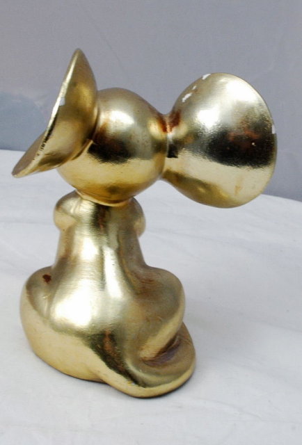 Big Ear Mouse Figurine - Made in Japan- red sticker