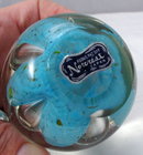 Norcrest Bubble Glass Paperweight 3.5