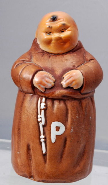Large Twin Winton Monk Pepper Shaker