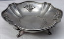 Estanhos 95% SN Portugal Pewter Grape Dish Signed F.D.