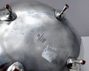 Estanhos 95% SN Portugal Pewter Grape Dish Signed F.D.