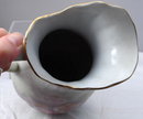 Tall Porcelain Ewer Pitcher, Hand Painted **PRICE REDUCTION**!Flowers with Gold Trim