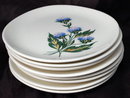 8 Iva-Lure by Crooksville USA Bread or Dessert Plates