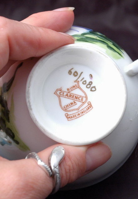Clarence Bone China Nome Alaska Eskimo Theme Tea Cup & Saucer