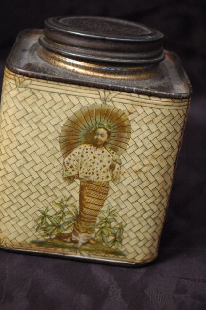 Antique Choisa SS Pierce Co. Ceylon Tea Tin * PRICE REDUCED !*