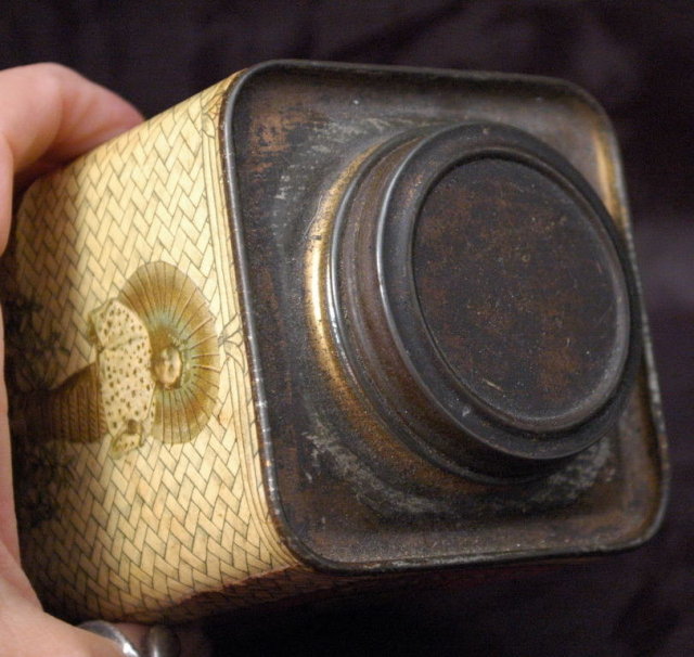 Antique Choisa SS Pierce Co. Ceylon Tea Tin * PRICE REDUCED !*