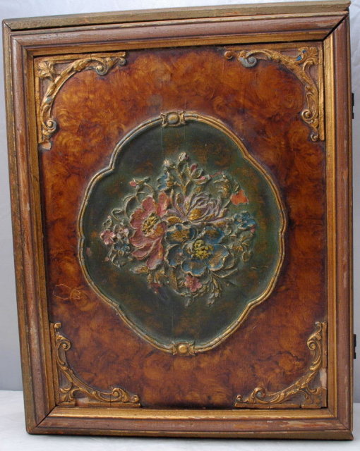 Victorian Wood / Glass Bon Bon Box made into Jewelry box PRICE REDUCTION!