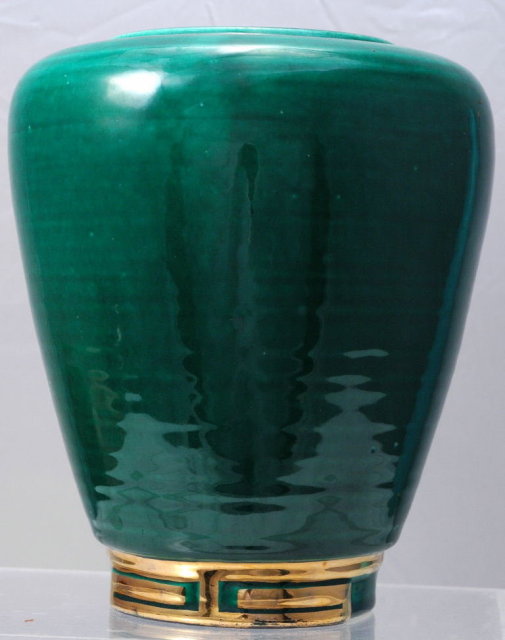 Dick Knox, California Pottery Urn Vase, Mid-Century Oriental influence vase
