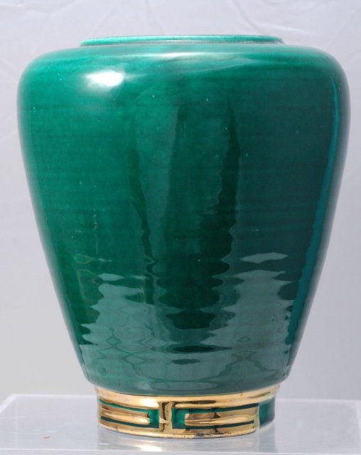 Dick Knox, California Pottery Urn Vase, Mid-Century Oriental influence vase