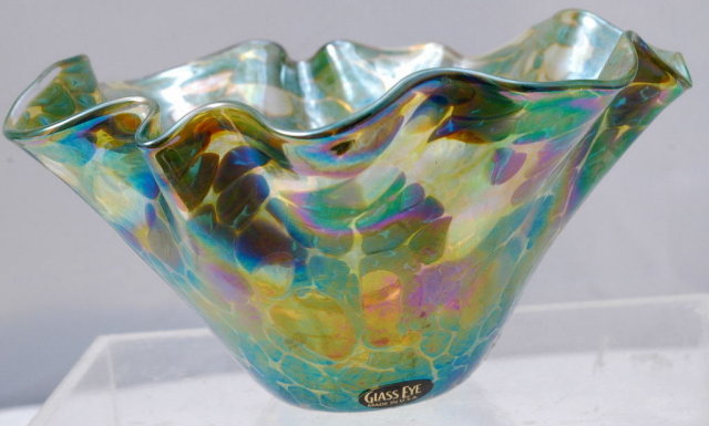 Glass Eye Studio Art Glass Mini Floppy Bowl