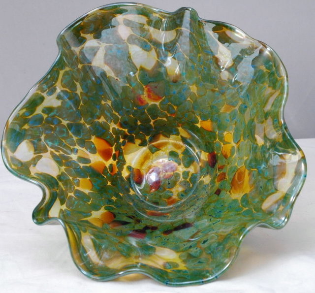 Glass Eye Studio Art Glass Mini Floppy Bowl