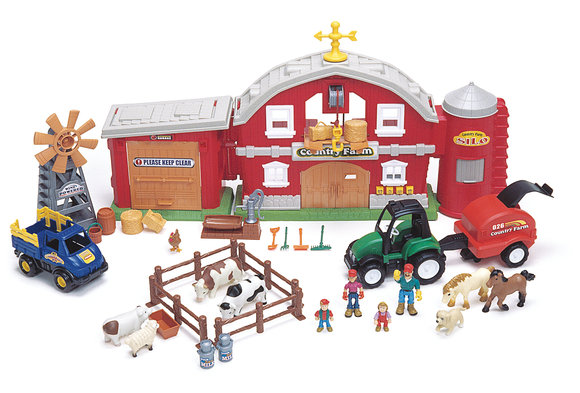 Farmer's World Country Farm Playset
